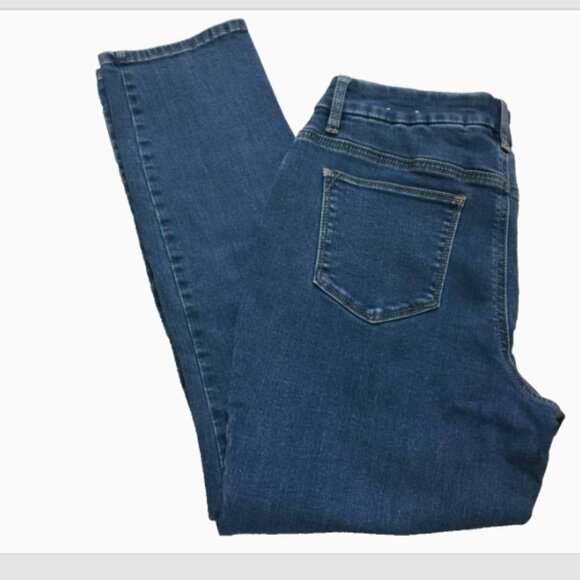 Chico's Siz 0 traditional Size 4 Perfect Stretch Girlfriend Ankle Jeans Slim Leg - Picture 5 of 7